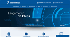 Desktop Screenshot of diamondbrasil.com