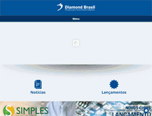 Tablet Screenshot of diamondbrasil.com